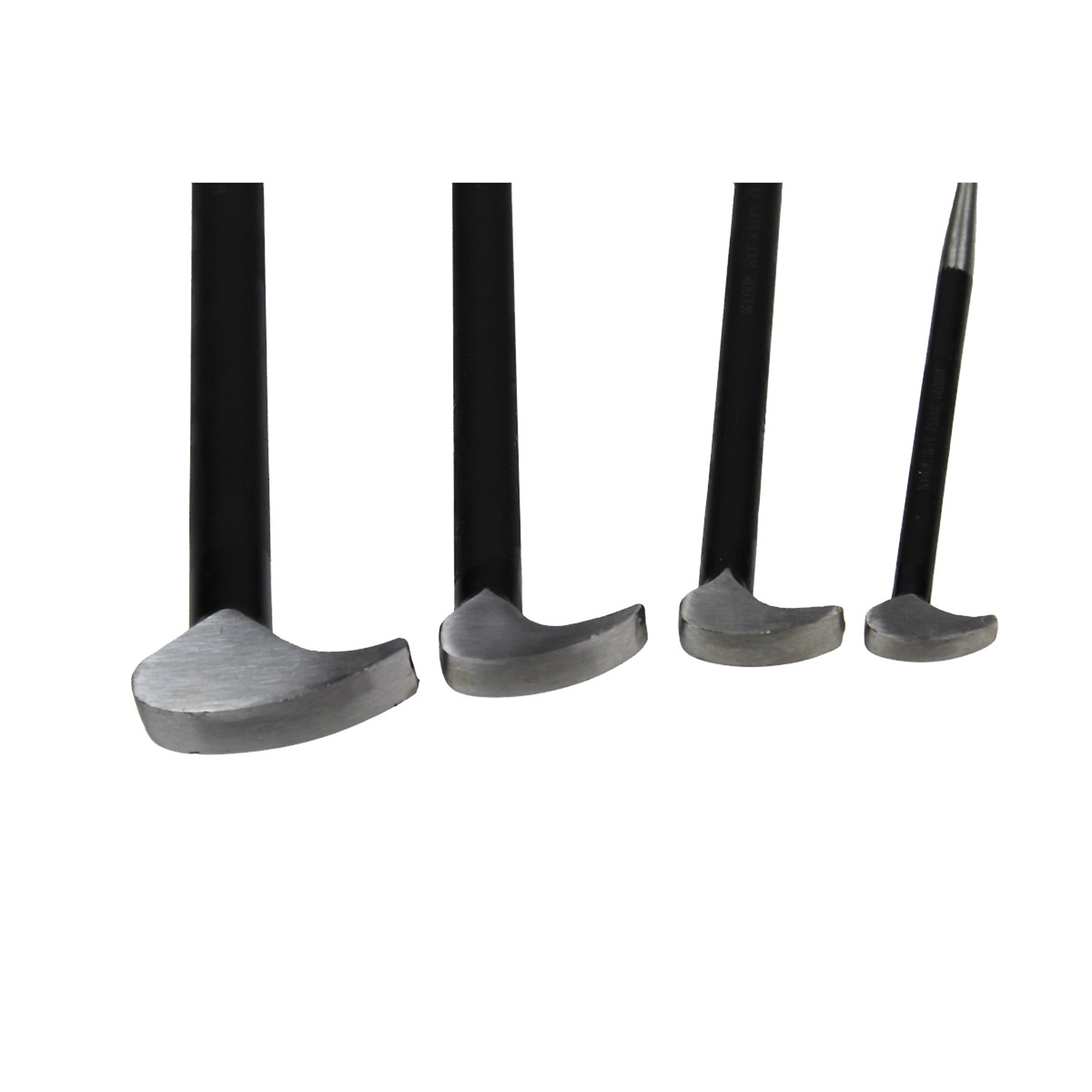 K Tool International Pry Bar Set — 4-Piece, Bent End, Heat Treated, Model# KTI71600